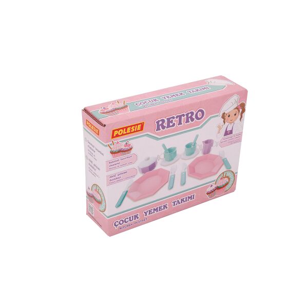 POL-89663 RETRO COCUK YEMEK TAKIMI 15 PRC 10