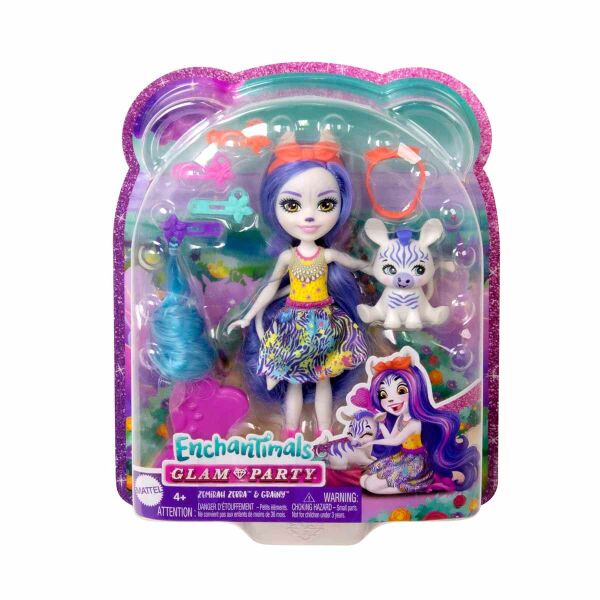 MATE-HNV28 ENCHANTIMALS GLAM PARTY ZEBRA 4