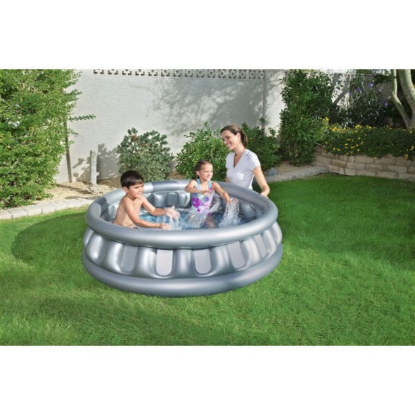 KZLD-BW51080 HAVUZ 152X43CM METALIK GRI KT 6