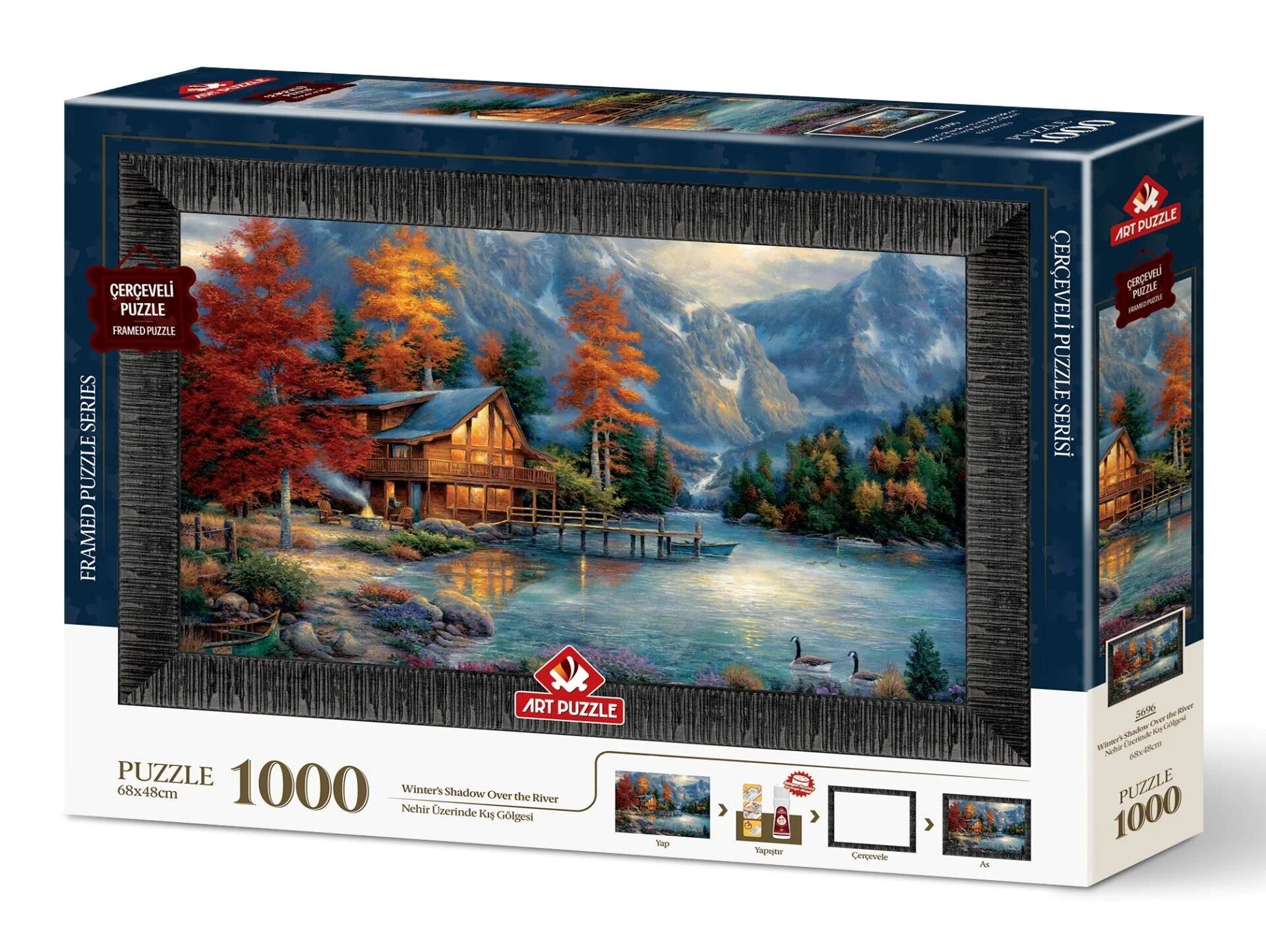 HD-5696 NEHIR UZERINDE KIS GOLGESI-1000PRC CERCEVELI 6