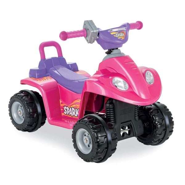 PLS-05-277-P SPARK ATV 6V AKULU ARABA METALIK PEMBE 1