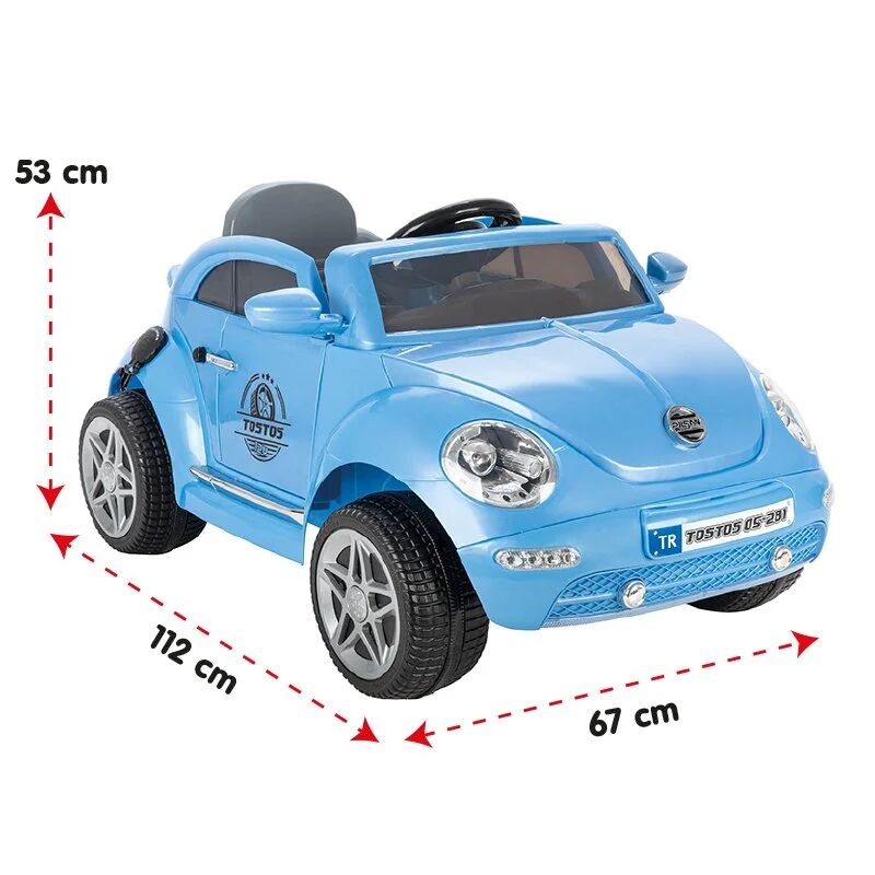 PLS-05-281-M TOSTOS 12V AKULU ARABA MAVI 1