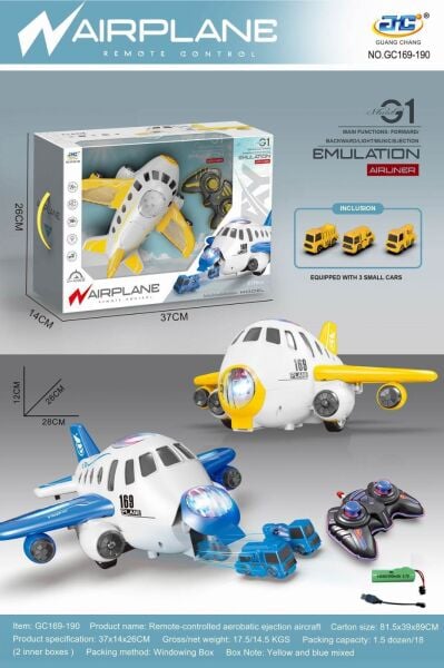 CNA-GC169-190 UZAKTAN KUMANDALI SARJLI UCAK 12