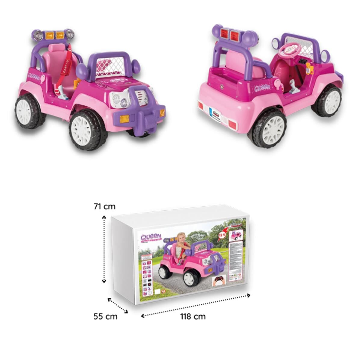 PLS-05-286 QUEEN AKULU 12 VOLT KUMANDALI JEEP 1