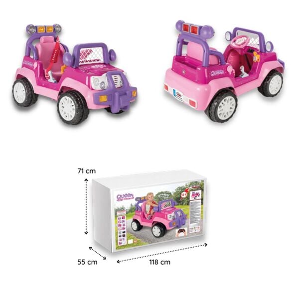 PLS-05-286 QUEEN AKULU 12 VOLT KUMANDALI JEEP 1