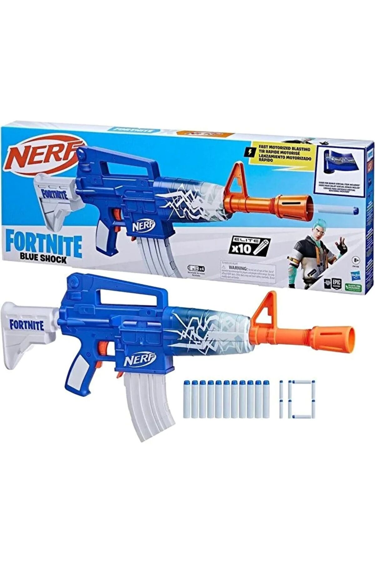 INT-F4108 NERF FORTNITE RAD AR MAVI SOK 4