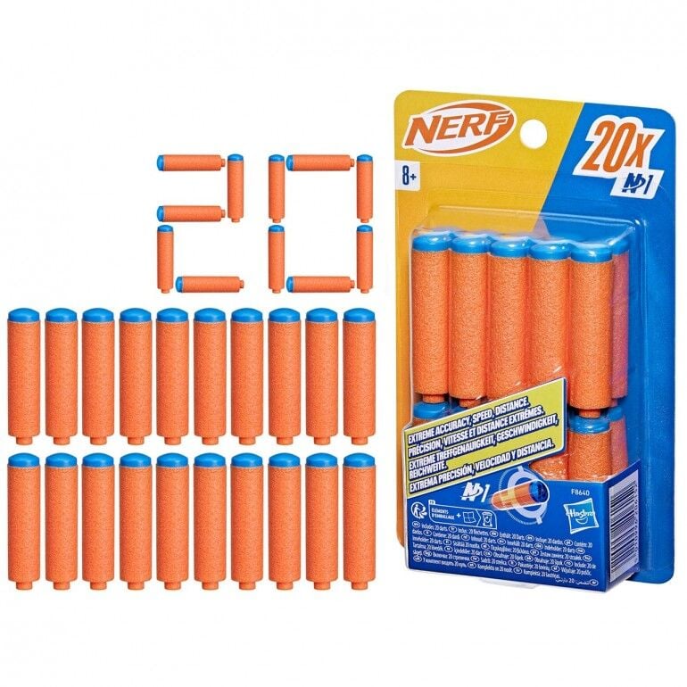INT-F8640 NERF N SERISI DART 20 LI YEDEK PAKET 8