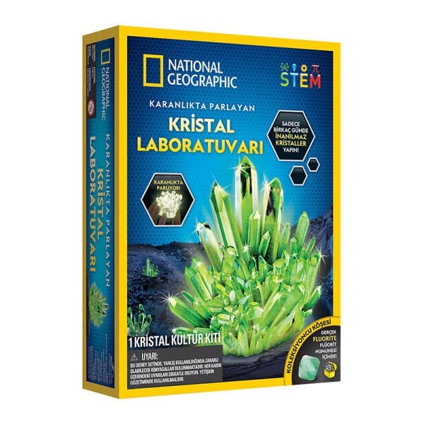 GPH-NAT08002 NATGEO PARLAYAN KRISTAL LAB 4 STAND