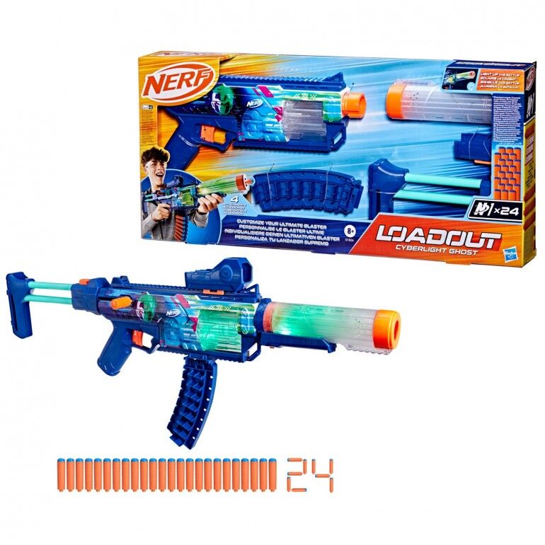 INT-G1824 NERF LOADOUT CYBERLIGHT GHOST 4