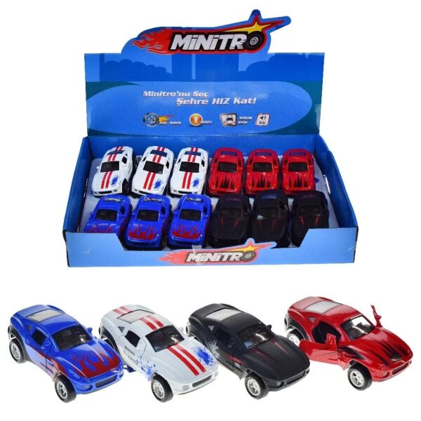 BIR-FY6148-12D METAL C/B SESLI ISIKLI RALLY  MUSTANG 144