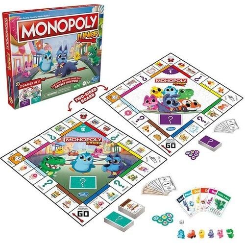 INT-F8562 MONOPOLY JUNIOR 2 SI BIR ARADA 6