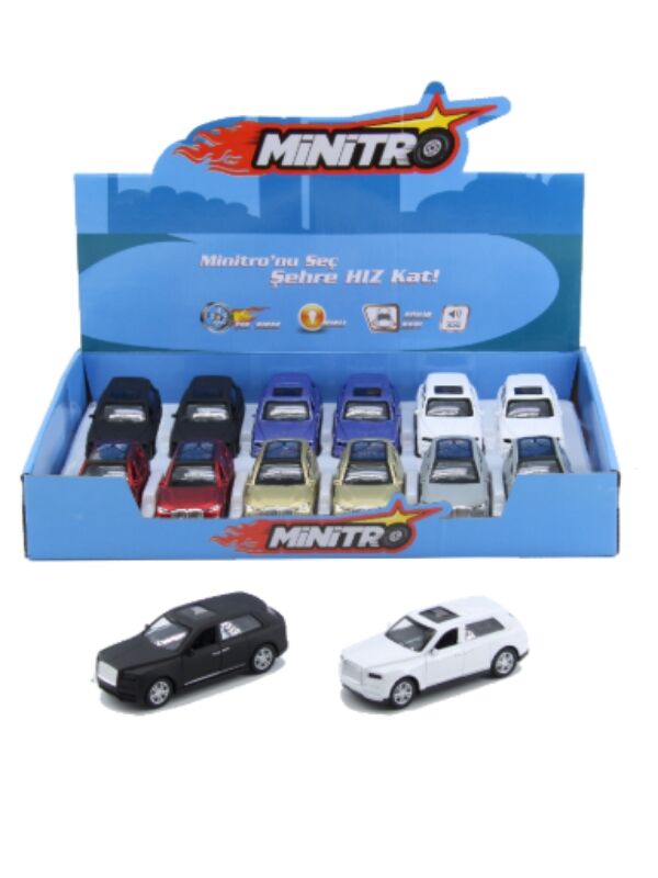 BIR-FY6258-12D 1:36 METAL CEKBIRAK SESLI ISIKLI JEEP 144