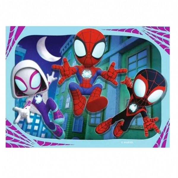 ADO-RPX120010647-S 4 IN BOX PUZZLE SPIDEY 1 STAND