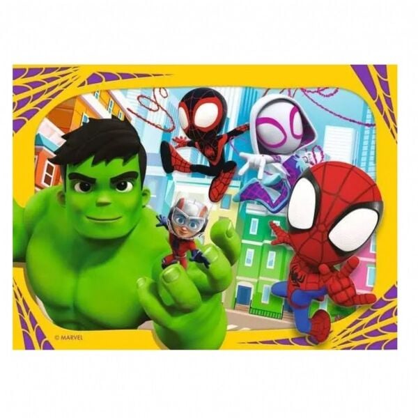 ADO-RPX120010647-S 4 IN BOX PUZZLE SPIDEY 1 STAND