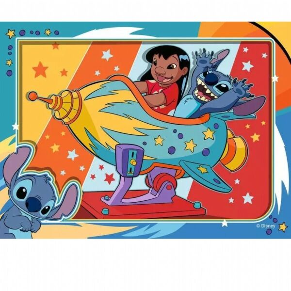 ADO-RPX120010692-S 4 IN BOX PUZZLE WD STITCH 1 STAND