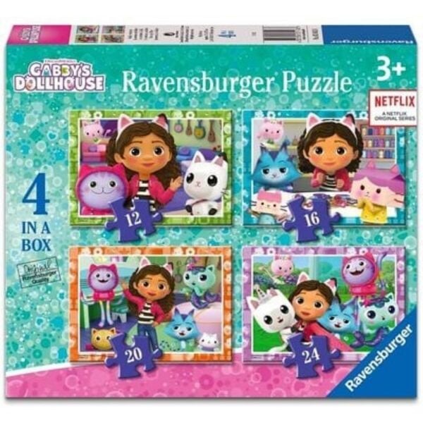 ADO-RPX031436-S 4 IN BOX PUZ GABBYS DOLLHOUSE 1 STAND