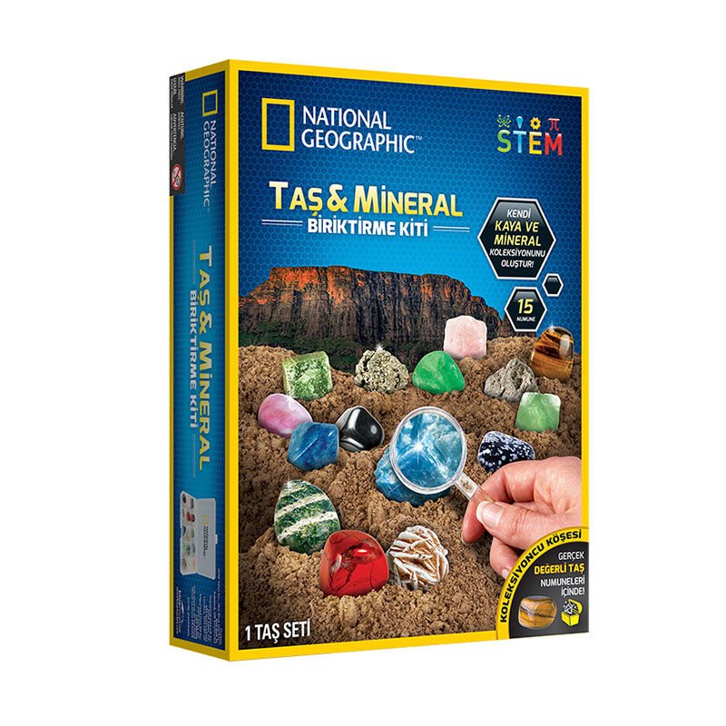 GPH-NAT03002 NATGEO TAS VE MINERAL BIRIKTIRME 4 STAND