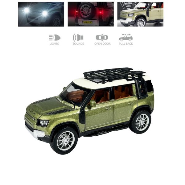 VAR-HCL-910 KUT CEK BIRAK 1:22 SESLI ISIKLI JEEP 18