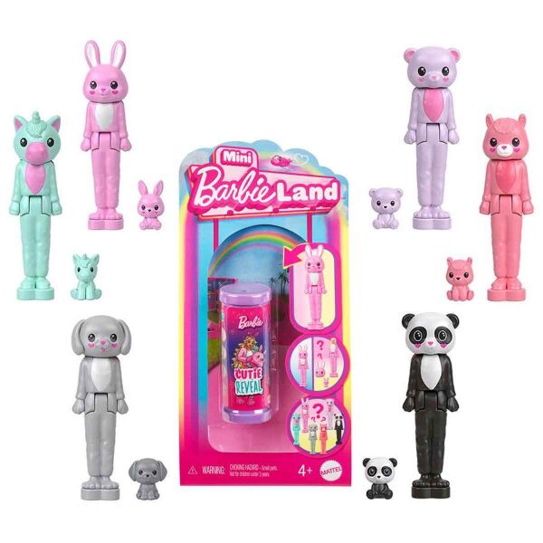 MATE-HYM25 MINI BARBIELAND CUTIE REVEAL BEBEKLER 10