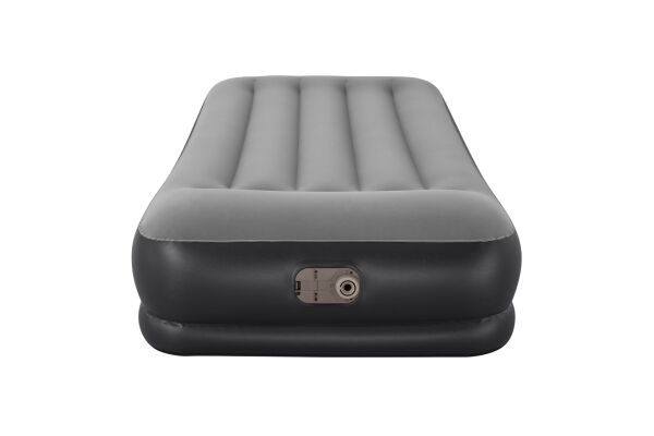 KZLD-BW67723 EV YATAK FLOK GRI 191X97CM+POMPALI 2