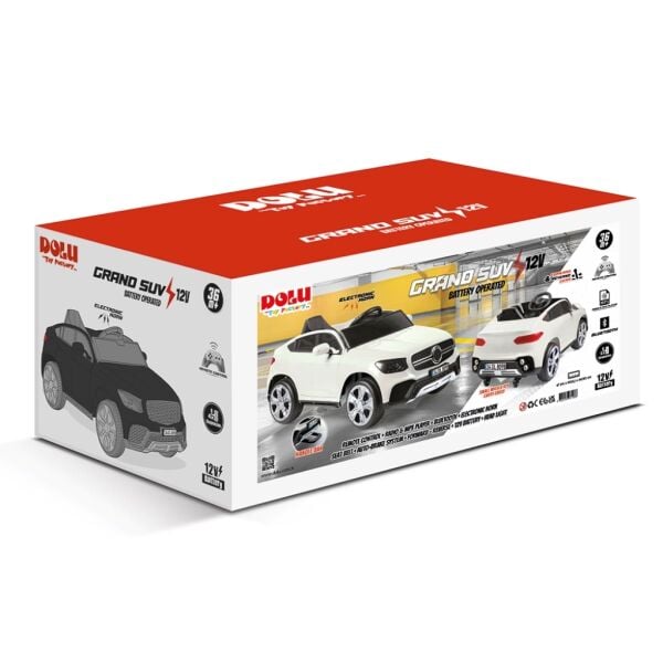 DOLU-8189 DOLU GRANDEX 12 VOLT KUMANDALI KIRIK BEYAZ 1