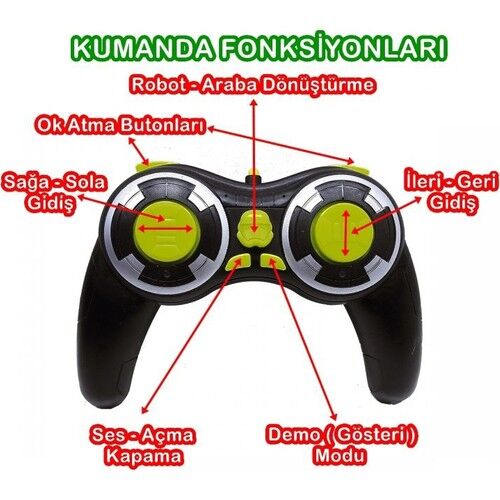 KT-W298-20 KUMANDALI OK ATAN TIRA DONUSEN ROBOT 8