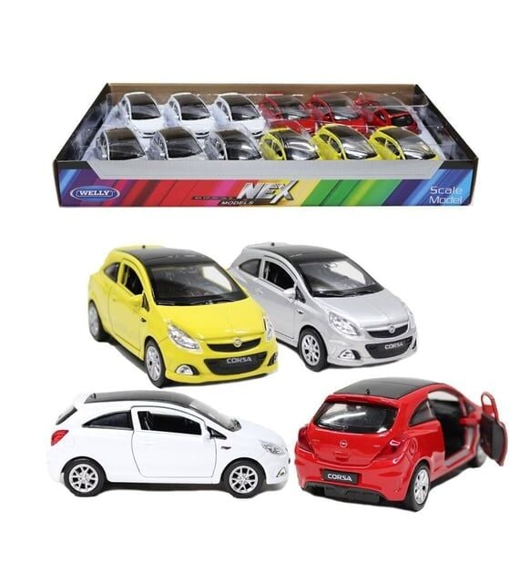 KT-42363 WELLY DIE CAST PULL BACK OPEL CORSA 72