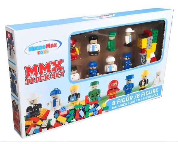 MMAX-04-002 / 02-034 BLOK SET 8 FIGURLU 144 PARCA 6