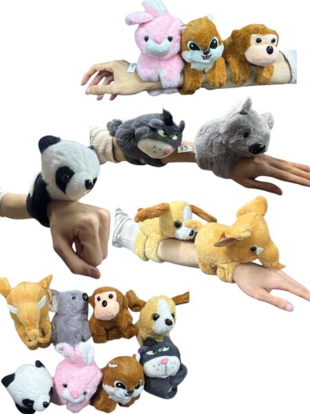 KZL-2505034 PELUS HAYVANLAR 16CM BILEGE TAKILAN 240