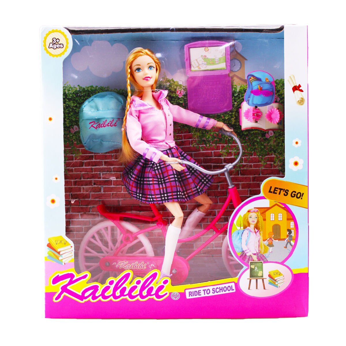 KZL-BLD143 BARBIE BISIKLETTE SIRT CANTALI 24
