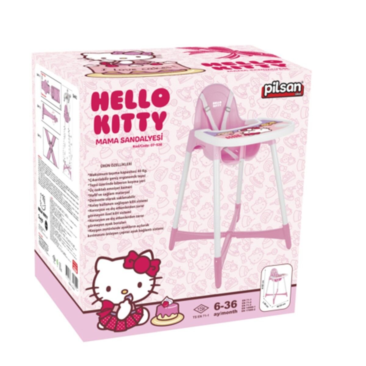 PLS-07-536 HELLO KITTY MAMA SANDALYESI 3