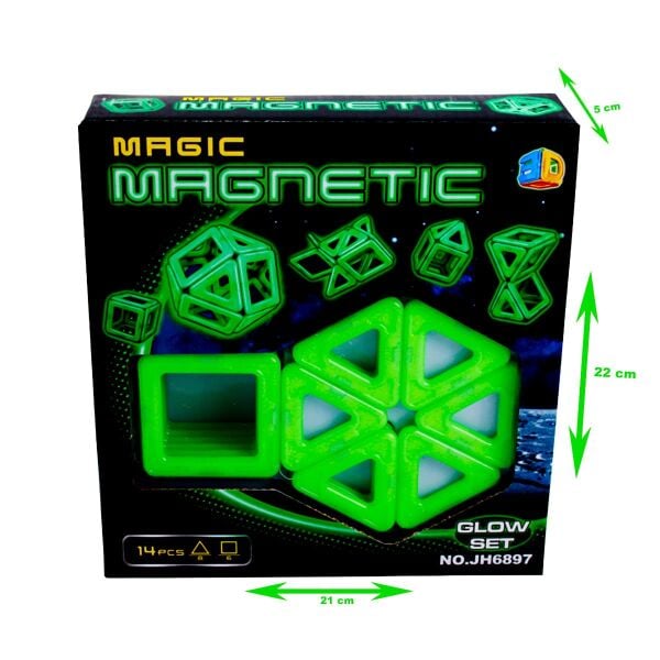 KZL-JH6897 MANYETIK LEGO SIHIRLI PARLAYAN  72