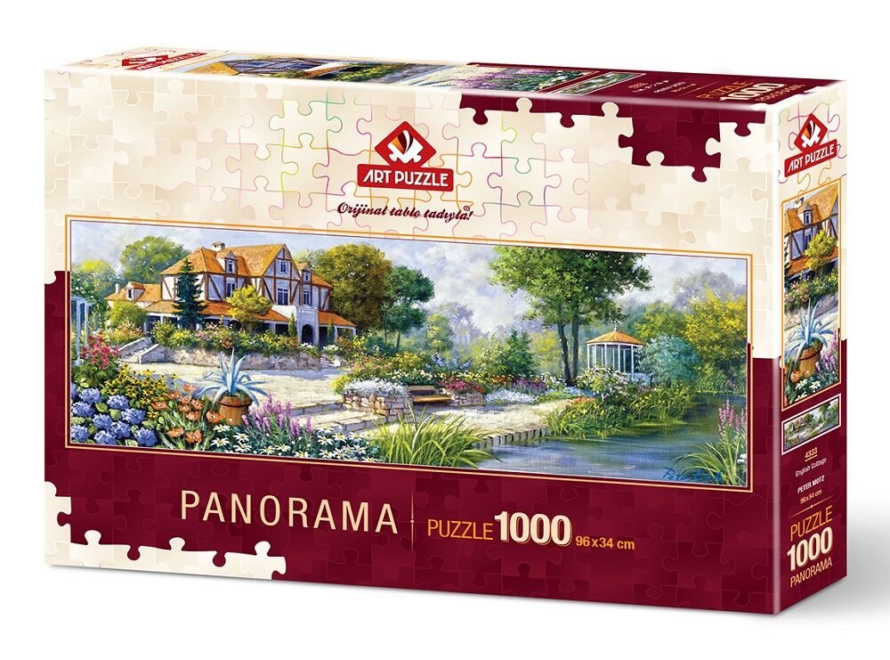 HD-4333 1000PRC PUZZLE PANORAMA ENGLISH COTTAGE 6