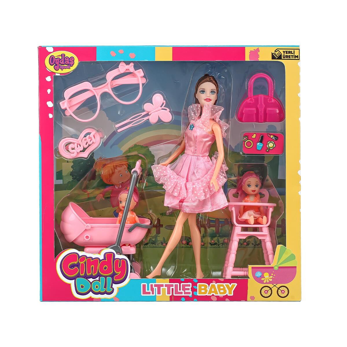 OYD-02456 CINDY DOLL PUSETLI MAMA SANDALYELI BEBEK 12