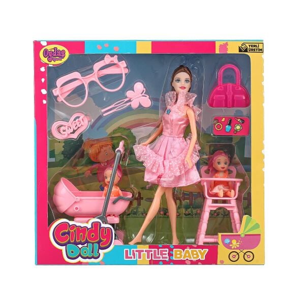OYD-02456 CINDY DOLL PUSETLI MAMA SANDALYELI BEBEK 12