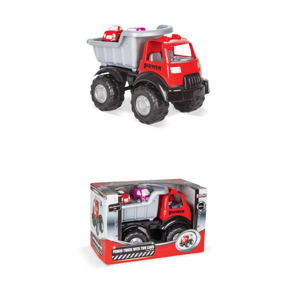 PLS-06-517 POWER TRUCK WITH TWO CAR