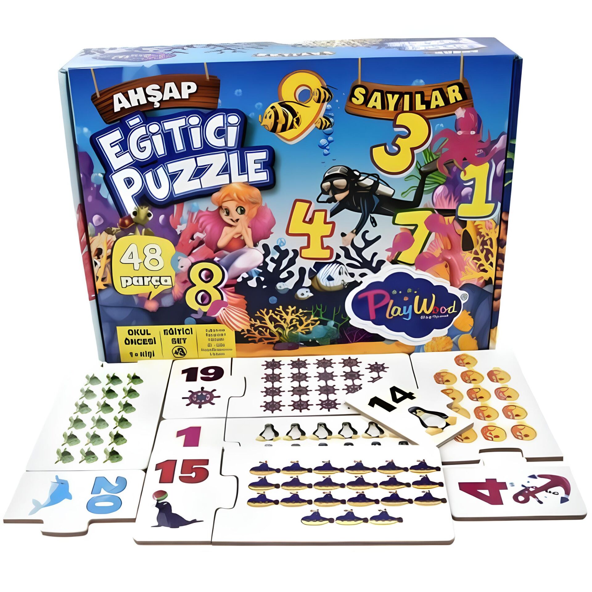 ONY-23 AHSAP SAYI ESLESTIR PUZZLE 48 PRC 24