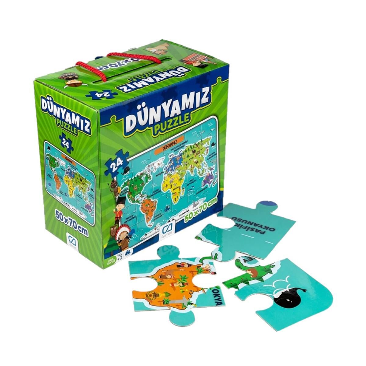 CAO-5025 DUNYAMIZ EGITICI PUZZLE 18