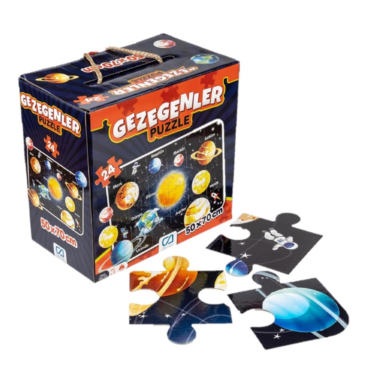 CAO-5026 GEZEGENLER EGITICI PUZZLE 18-12