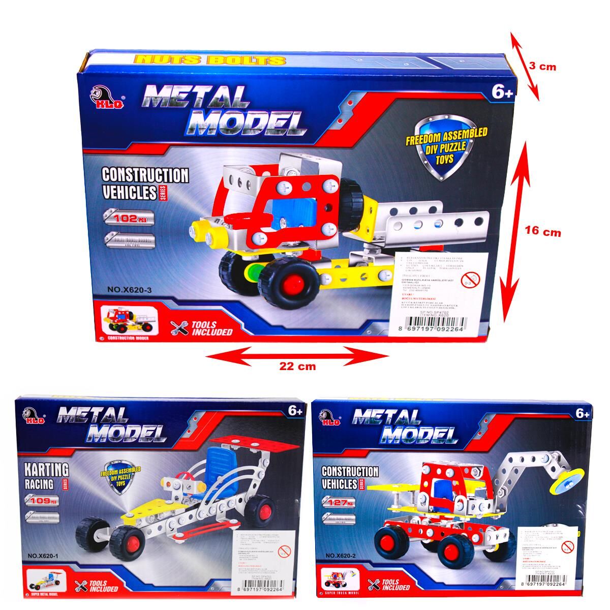 KZL-X620 ARACLI METAL LEGO 72