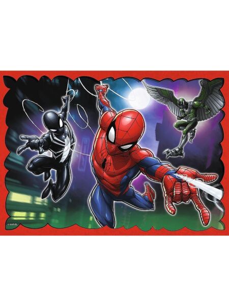 VAR-34384 4IN1 MARVEL SPIDERMAN PUZZLE 8