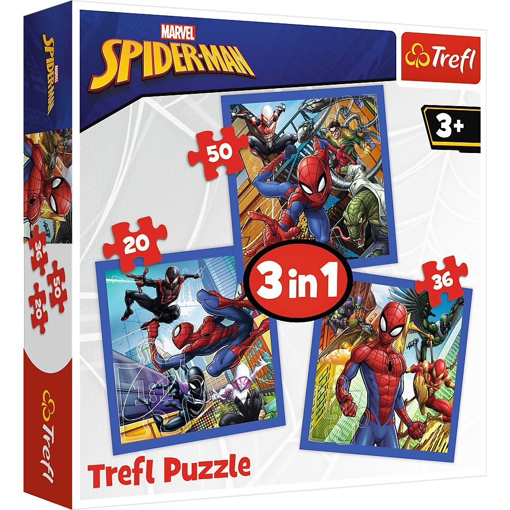 VAR-34841 3IN1 SPIDERMAN PUZZLE 8