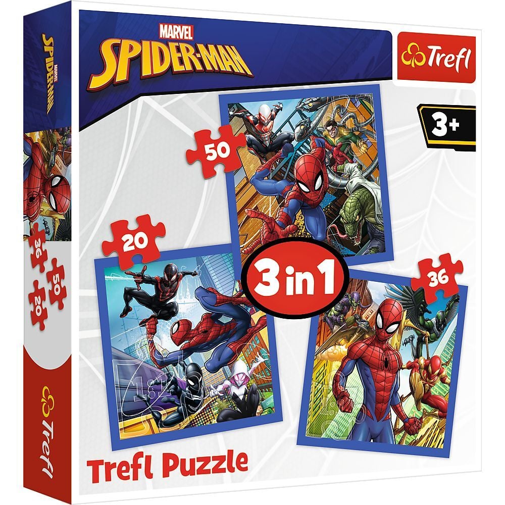 VAR-34841 3IN1 SPIDERMAN PUZZLE 8
