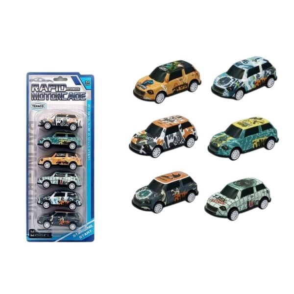 KZL-562-28 CEKBIRAK 6 LI ARABALAR KARTELA 120