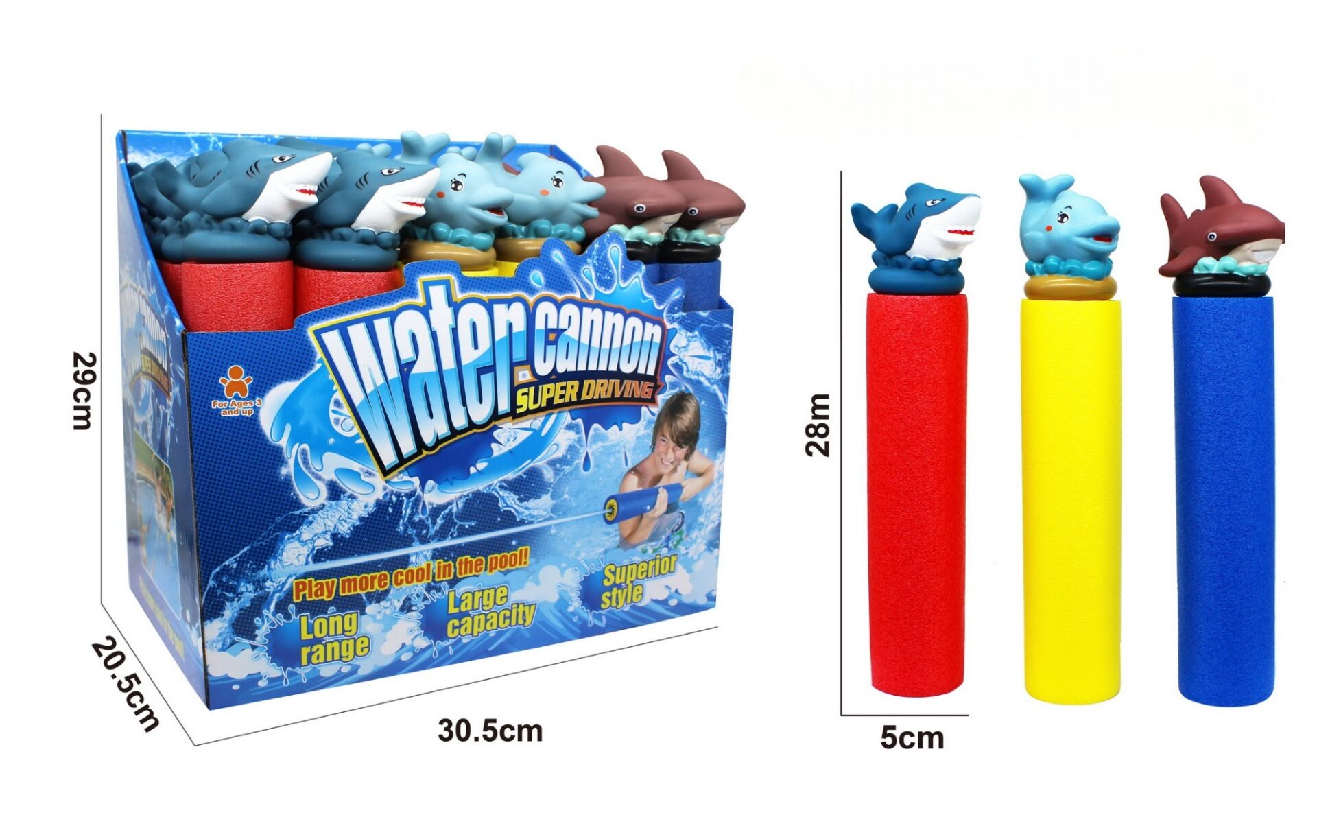 KZL-858-28 SU POMPASI BALIKLI  28X5CM ( STAND 24 ) 192