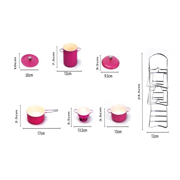 VAR-ATF-683G-6 7 PRC RAFLI PEMBE EMAYE TENCERE 18