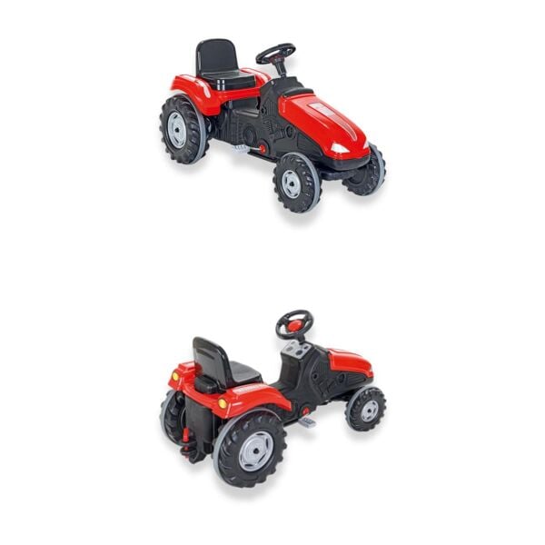 PLS-07-321-K MEGA TRAKTOR PEDALLI KIRMIZI 1
