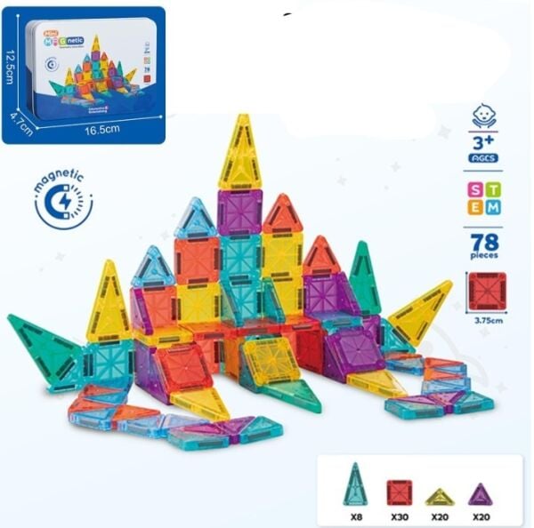 SEH-SH59834 MAGNET YAPI BLOK SETI 78 PRC MET.KUT36