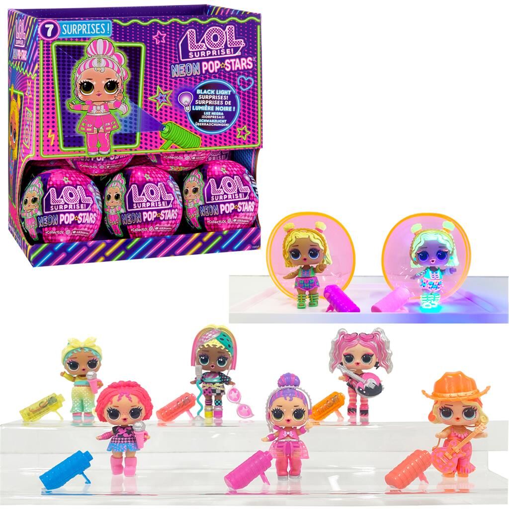 ADO-ILL120674 LOL TOTS NEON POP YILDIZLARI 12 STAND