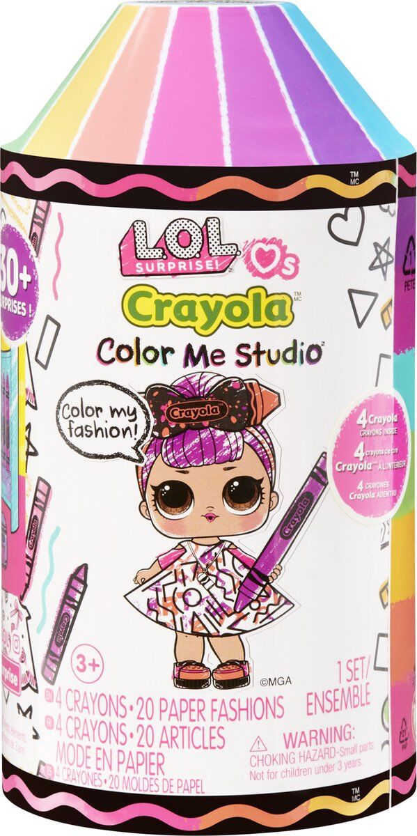 ADO-ILL505273 LOL TOTS CRAYOLA 8 STAND